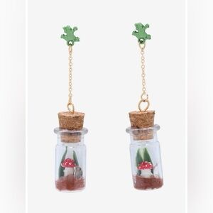 Mushroom sand earrings